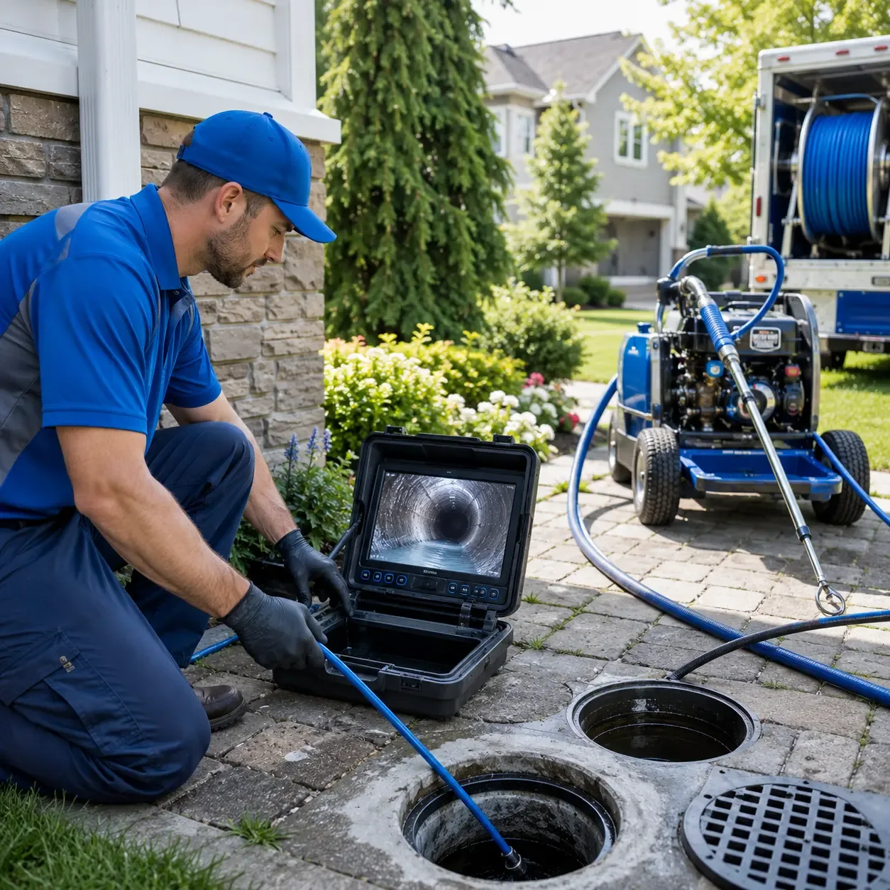 Outdoor drain cleaning professionals serving Leonard, TX