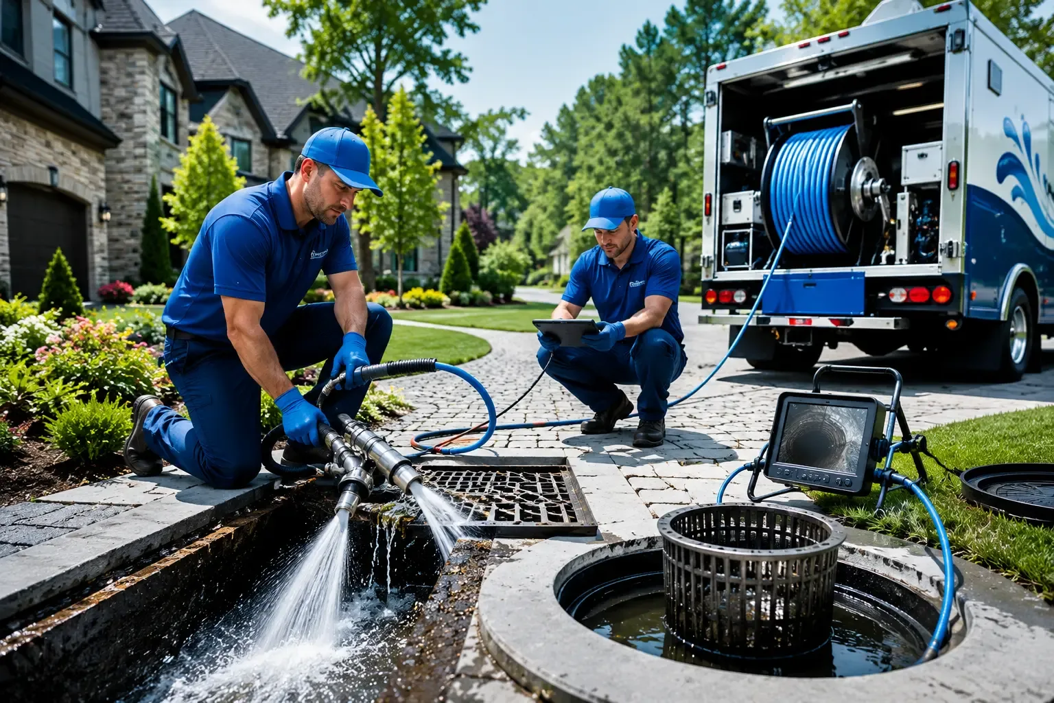 Local outdoor drain cleaning professionals in Leonard, TX